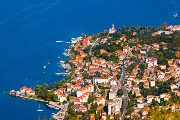 Baia Kotor Città Vecchia Montenegro Natura Architettura — Foto Stock