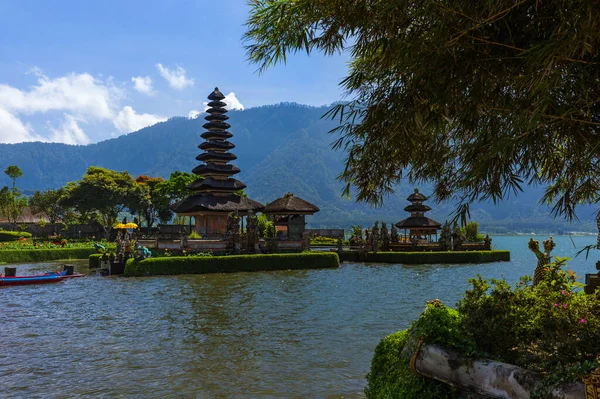 Temple Pura Ulun Danu Bali Island Indonésie Voyage Architecture Arrière — Photo