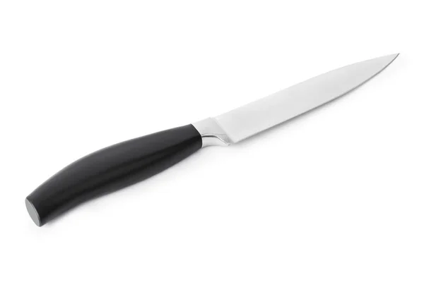 Cuchillo Cocina Aislado Sobre Fondo Blanco Fotos de stock libres de derechos