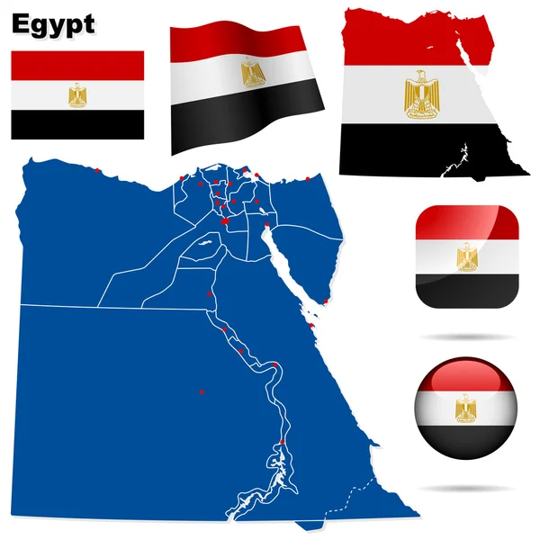 Egypt vector set. — Stock Vector