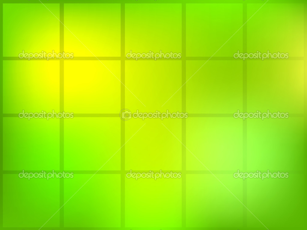 Abstract green and yellow squares background — Stock Vector