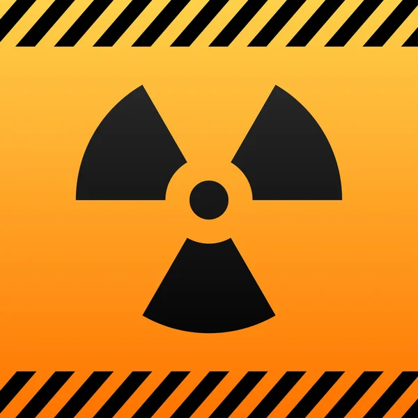 Bahaya Radiasi - Stok Vektor