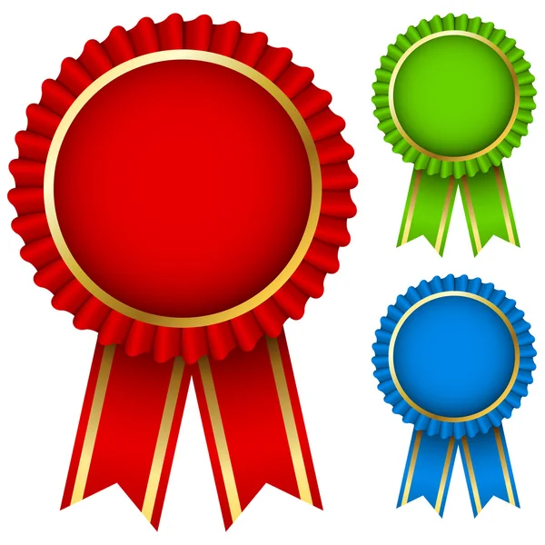 Award lint rozetten — Stockvector