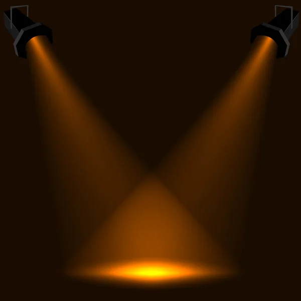 Stage spotlight — Stock Vector