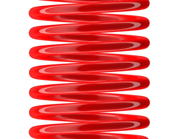 Seamless spring painted red — Stock Photo, Image