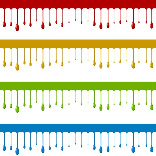 Aşağı akım vektörel şablon üzerinde beyaz backgrou izole boya renk — Stok Vektör
