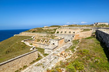 La Mola Fortress of Isabel II at Menorca clipart