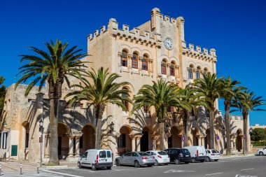 ayuntamiento de ciutadella ortasında bina eski kasaba, m