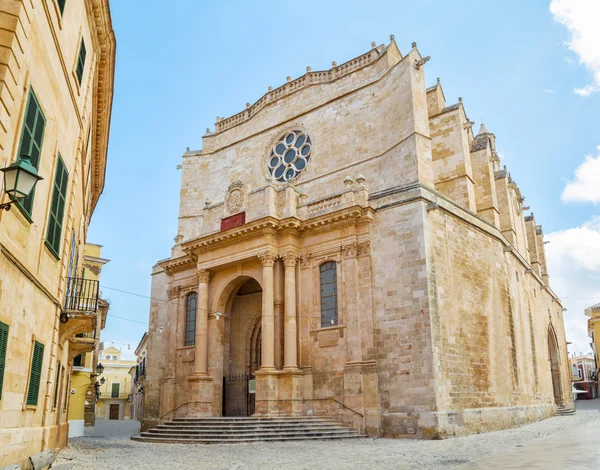 Oude kathedraal van santa maria in ciutadella. — Stockfoto