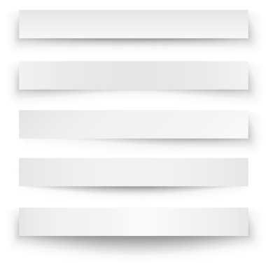Başlık boş web banner gölge şablonu