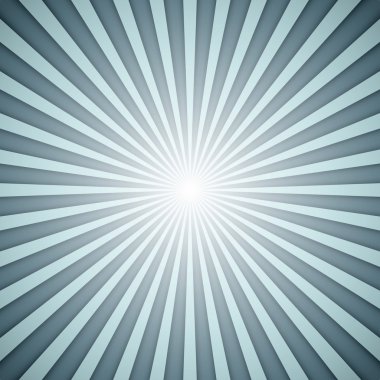 Sunburst gri ve mavi arka plan