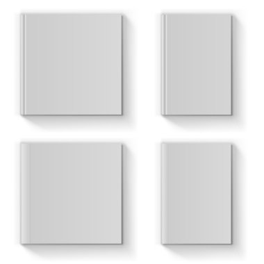 kitap kapağı vektör şablonu