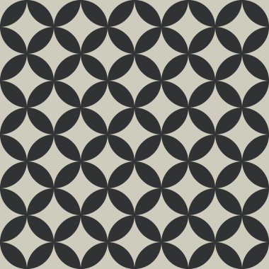 Dikişsiz soyut kesişen daire şekli desen.