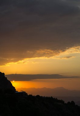 Tatev, Ermenistan 'da güzel bir şafak