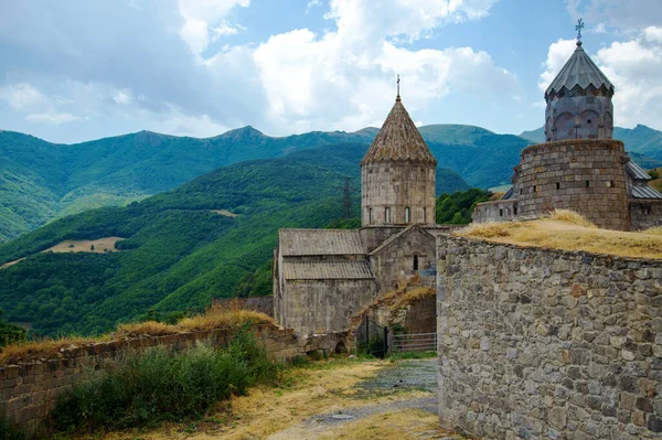 Das Tatev Kloster Armenien Jahrhundert Großes Gebäude Ist Die Kirche — Stockfoto