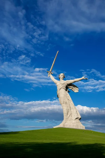 Volgograd Russie Juin 2021 Patrie Appelle Monument Juin 2021 Volgograd — Photo