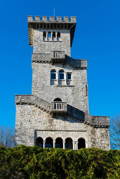 Lookout Tower on the mountain Big Ahun in Sochi Stock Image