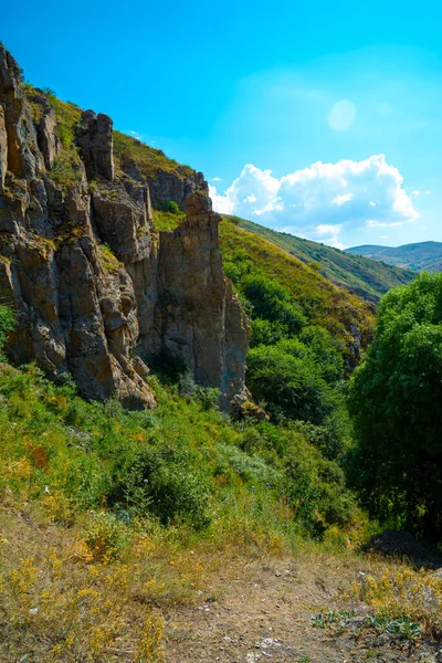 Paysages montagneux des sommets et des crêtes de l'Arménie — Photo