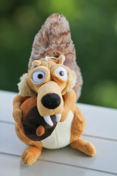 Plush toy squirrel — Stock Photo, Image