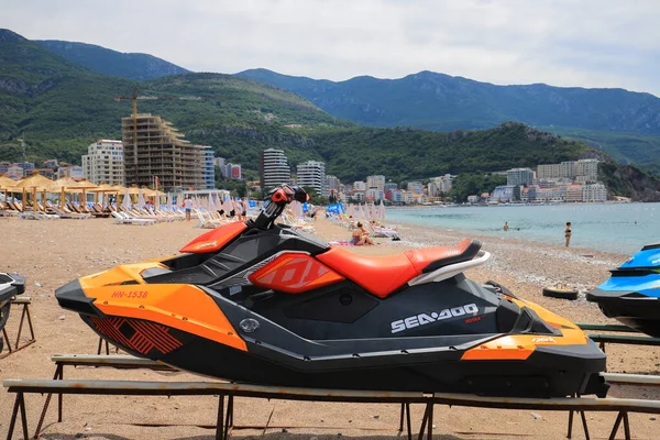 Budva Montenegro July 2021 Jet Ski Sea Doo Spart Trixx — Stock Photo, Image