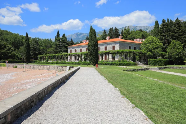 Villa Milocer Park Buurt Van Het Strand Van Koning Montenegro — Stockfoto