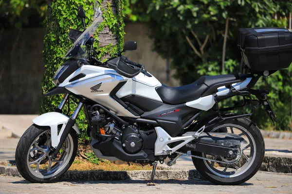 Budva Karadağ Temmuz 2021 Motosiklet Honda Nc750 — Stok fotoğraf