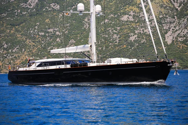 Lyxig Stor Super Motor Yacht Montenegro — Stockfoto
