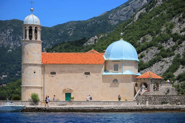 Eglise Notre Dame Des Rochers Monténégro — Photo