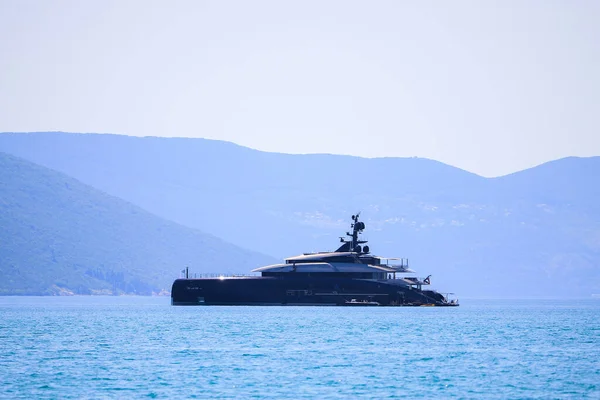 Lyxig Stor Super Motor Yacht Havet — Stockfoto