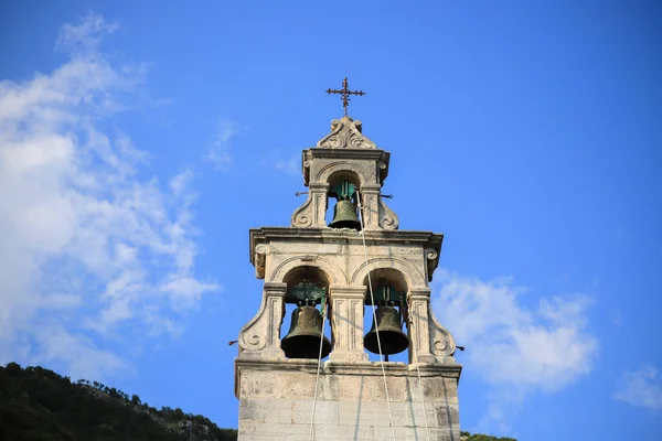 Bells Old Church Village Gornja Lastva — Stock Photo, Image