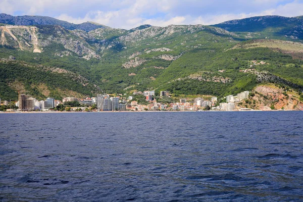 Bela Vista Mar Das Montanhas Montenegro — Fotografia de Stock