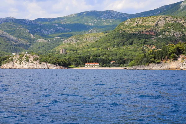 Вид Море Горы Виллу Milocer Черногории — стоковое фото