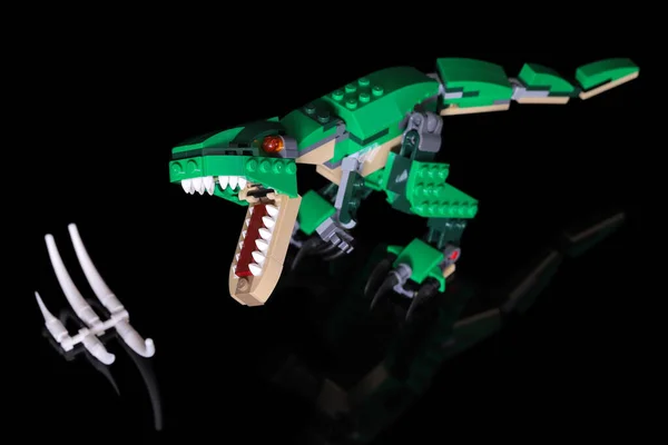 Kijów Ukraina Kwietnia 2022 Konstruktor Lego Twórca 31058 Dinozaurów Tyranozaur — Zdjęcie stockowe