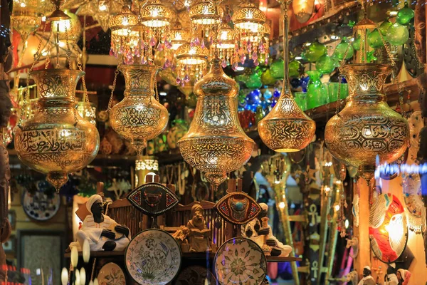 Oriental Lamps Souvenir Shop Egypt — Stock fotografie