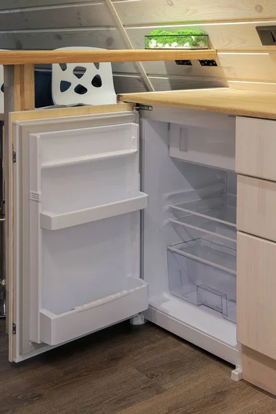 Small Refrigerator Kitchen — 스톡 사진