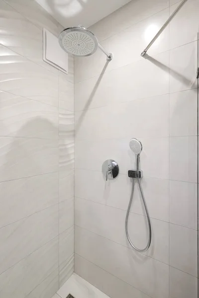 Chrome Shower Shower Room Interior — Foto de Stock