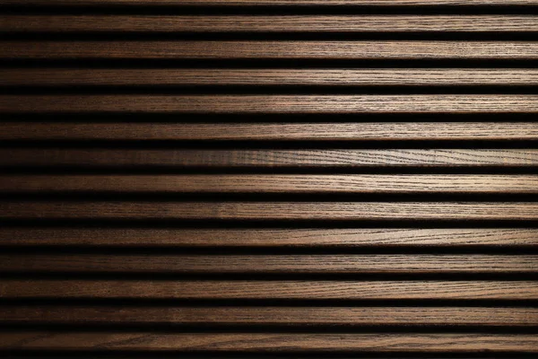 Dark Wooden Blinds Close — Stock Photo, Image