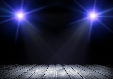 boş odada ahşap zemin ışık