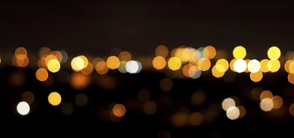 Lumières hors foyer pendant la nuit — Photo