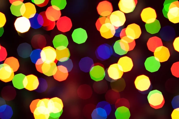 Lumières abstraites de Noël bokeh — Photo