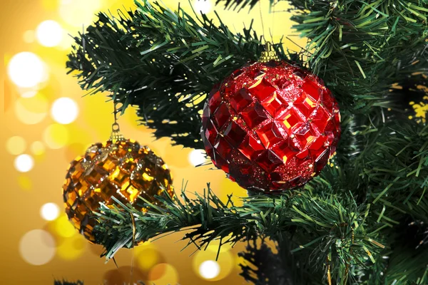 Detailní záběr na vánoční ozdoby — Stock fotografie