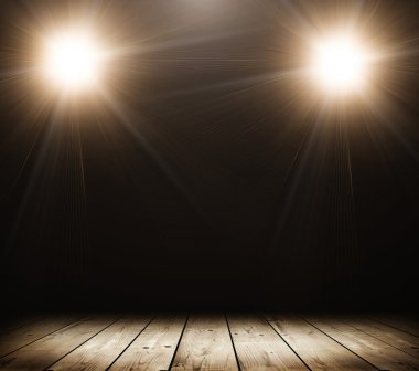 ahşap zemin ışık