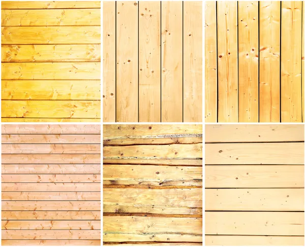 Set of wooden backgrounds — Stock Photo, Image