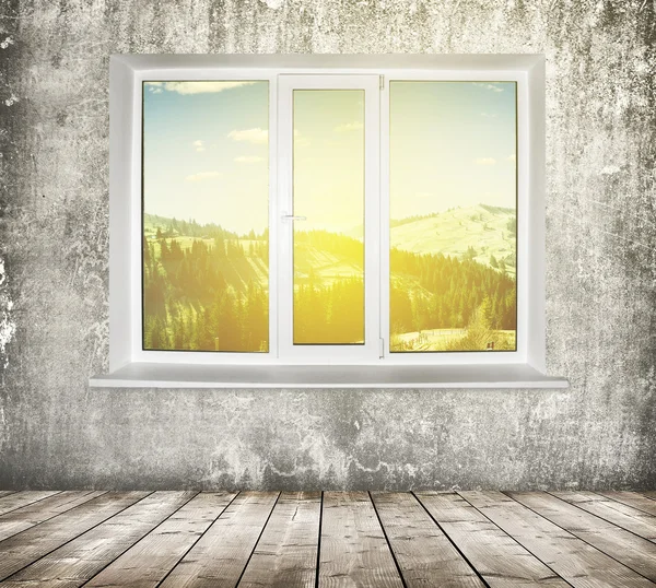 Room with landscape — Stock Photo, Image