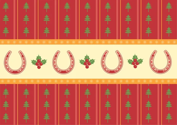 Weihnachtsdekoration Hintergrund für Design — Stockvektor