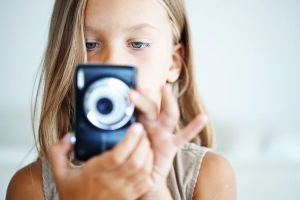 Little photographer — Stock Photo, Image