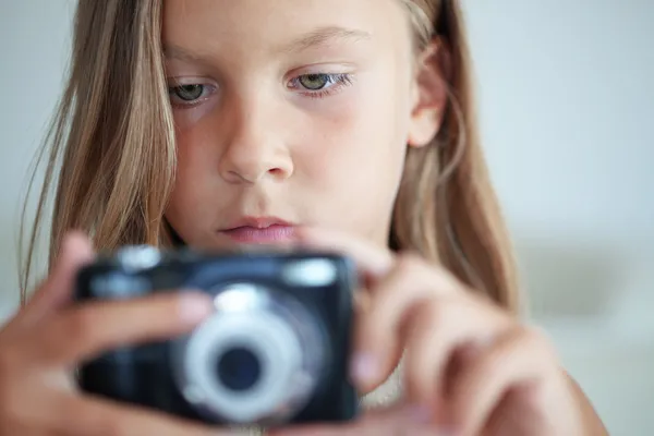 Little photographer — Stock Photo, Image