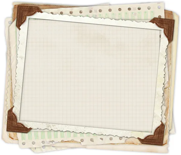 Grunge kağıtları tasarım hurda rezervasyon tarzı