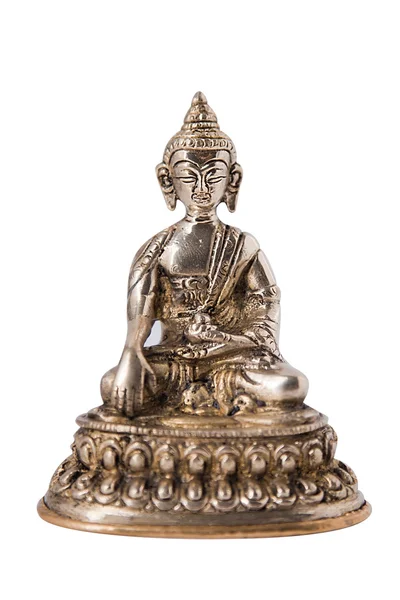 Buddha statue on white background — Stock Photo, Image