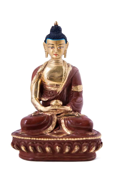 Buddha statue on white background — Stock Photo, Image